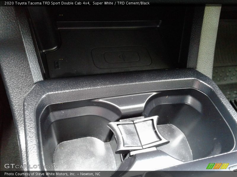Super White / TRD Cement/Black 2020 Toyota Tacoma TRD Sport Double Cab 4x4