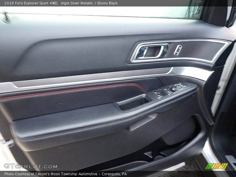 Ingot Silver Metallic / Ebony Black 2016 Ford Explorer Sport 4WD