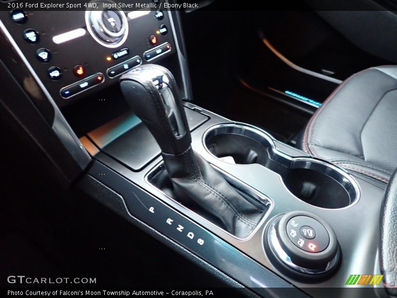 Ingot Silver Metallic / Ebony Black 2016 Ford Explorer Sport 4WD