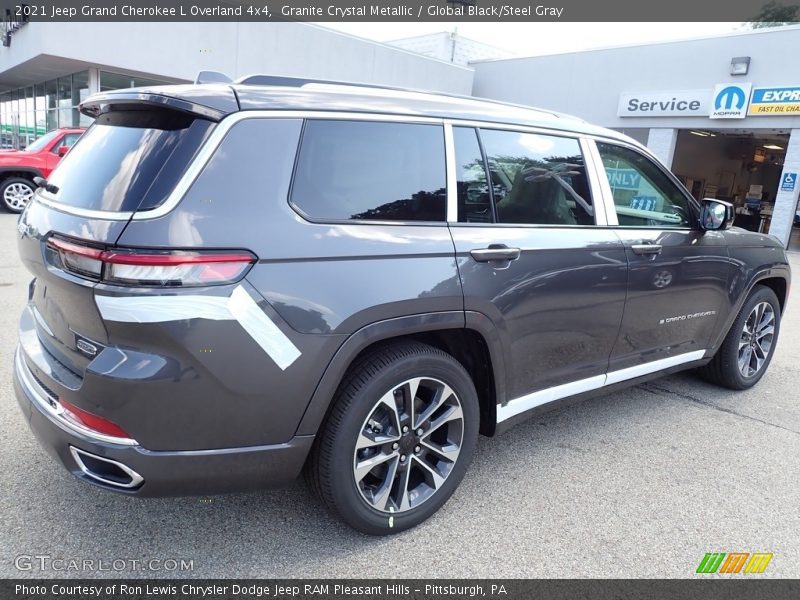Granite Crystal Metallic / Global Black/Steel Gray 2021 Jeep Grand Cherokee L Overland 4x4