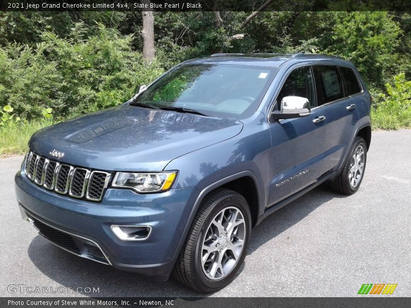 Slate Blue Pearl / Black 2021 Jeep Grand Cherokee Limited 4x4