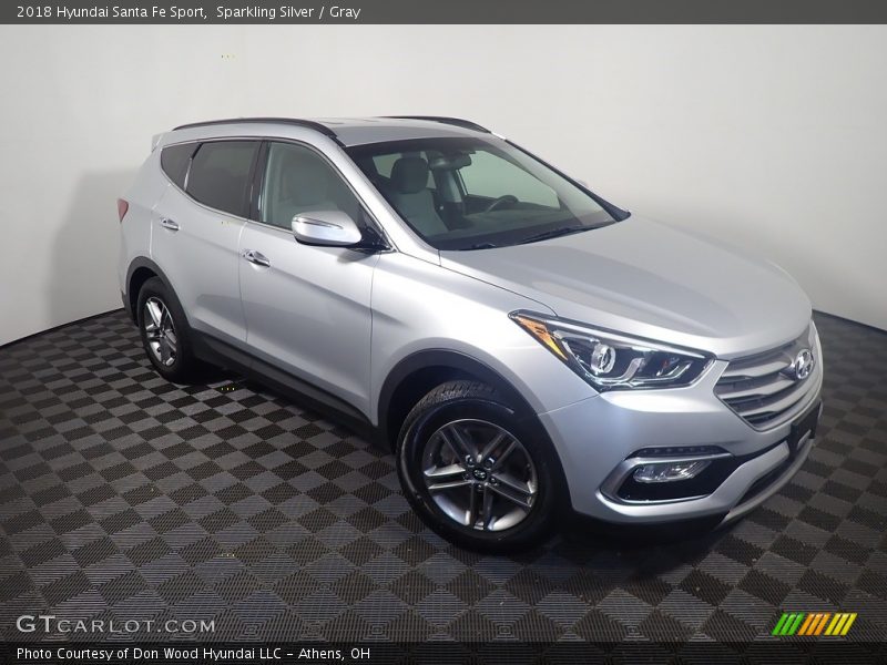 Sparkling Silver / Gray 2018 Hyundai Santa Fe Sport