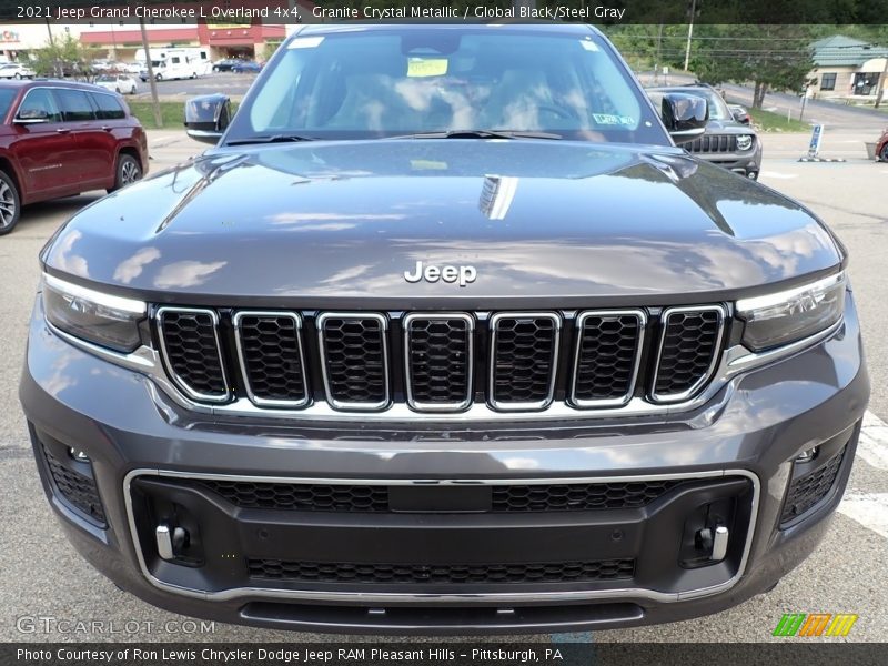 Granite Crystal Metallic / Global Black/Steel Gray 2021 Jeep Grand Cherokee L Overland 4x4