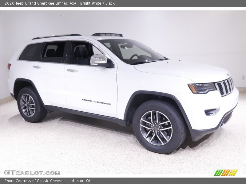 Bright White / Black 2020 Jeep Grand Cherokee Limited 4x4