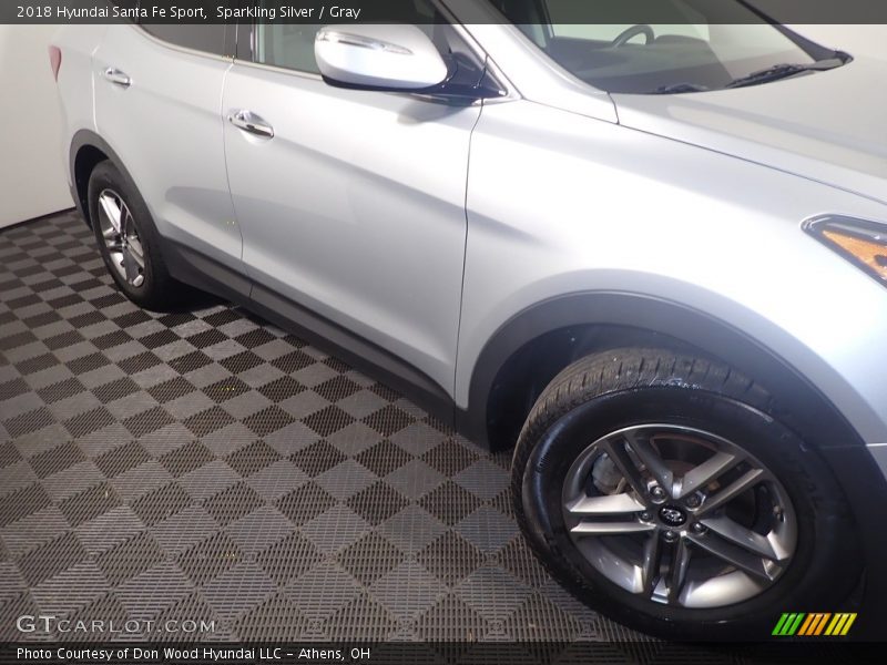 Sparkling Silver / Gray 2018 Hyundai Santa Fe Sport
