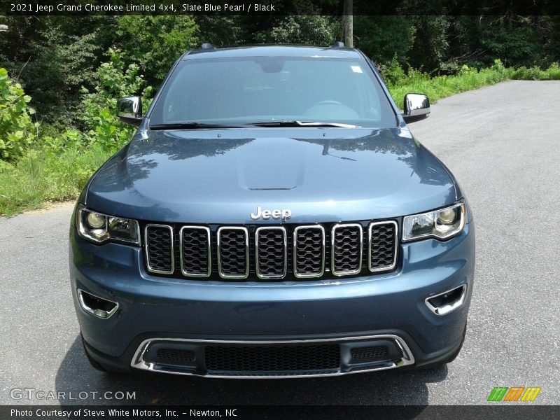 Slate Blue Pearl / Black 2021 Jeep Grand Cherokee Limited 4x4