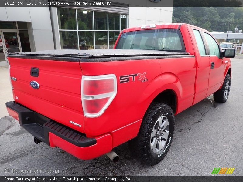 Race Red / Steel Gray 2012 Ford F150 STX SuperCab 4x4