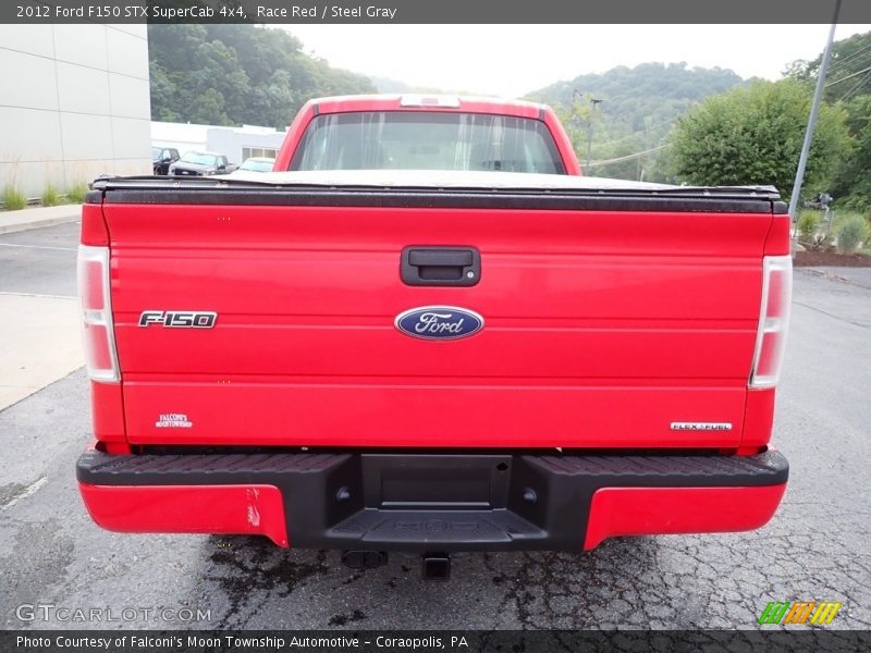 Race Red / Steel Gray 2012 Ford F150 STX SuperCab 4x4