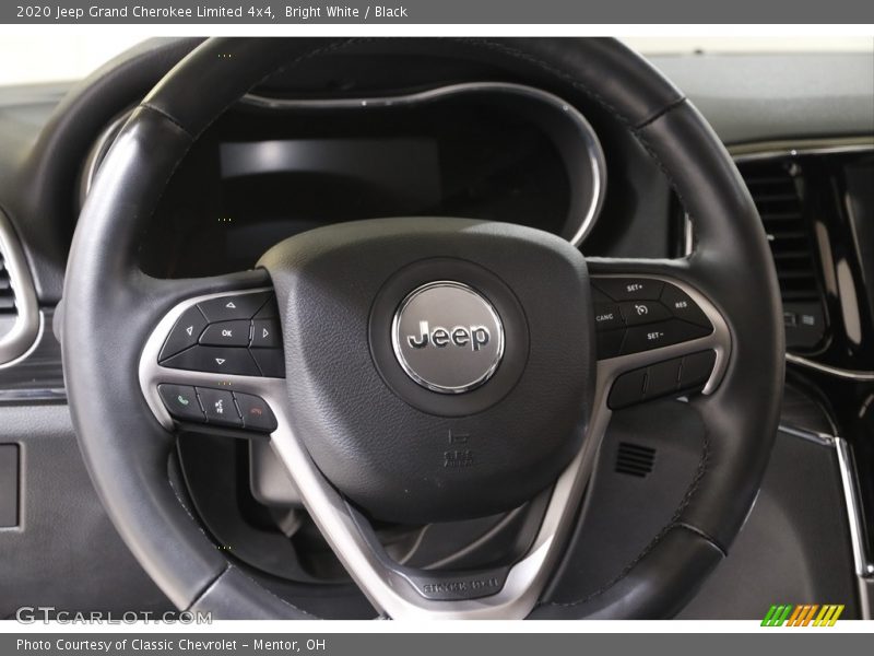 Bright White / Black 2020 Jeep Grand Cherokee Limited 4x4