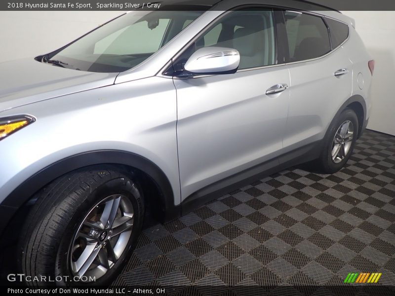 Sparkling Silver / Gray 2018 Hyundai Santa Fe Sport