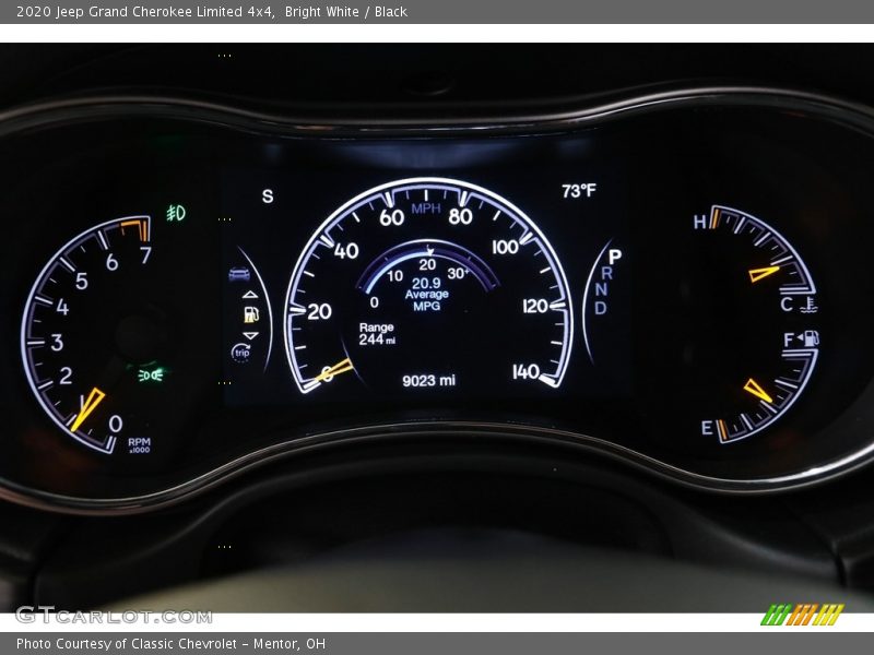 Bright White / Black 2020 Jeep Grand Cherokee Limited 4x4
