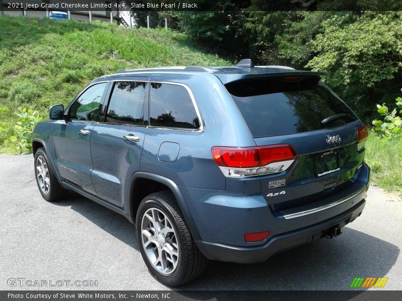 Slate Blue Pearl / Black 2021 Jeep Grand Cherokee Limited 4x4