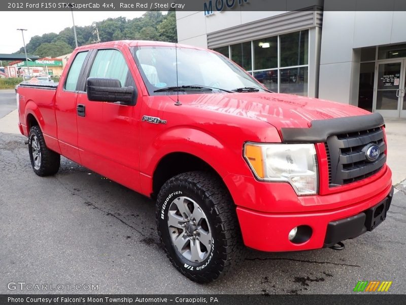 Race Red / Steel Gray 2012 Ford F150 STX SuperCab 4x4