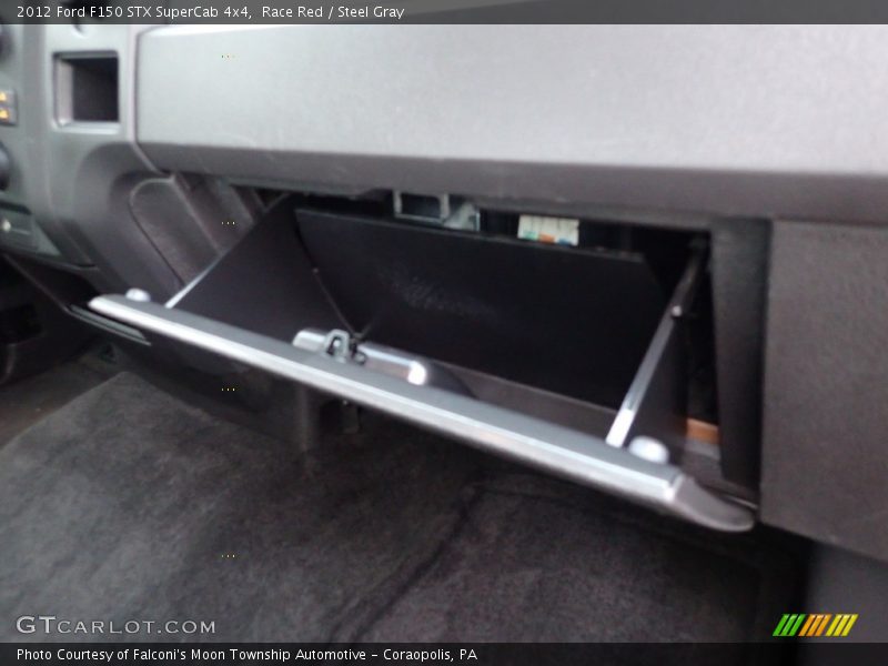 Race Red / Steel Gray 2012 Ford F150 STX SuperCab 4x4