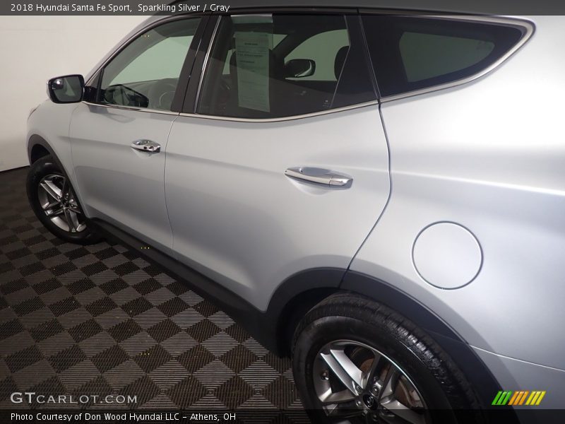 Sparkling Silver / Gray 2018 Hyundai Santa Fe Sport