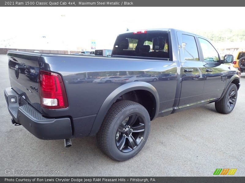 Maximum Steel Metallic / Black 2021 Ram 1500 Classic Quad Cab 4x4