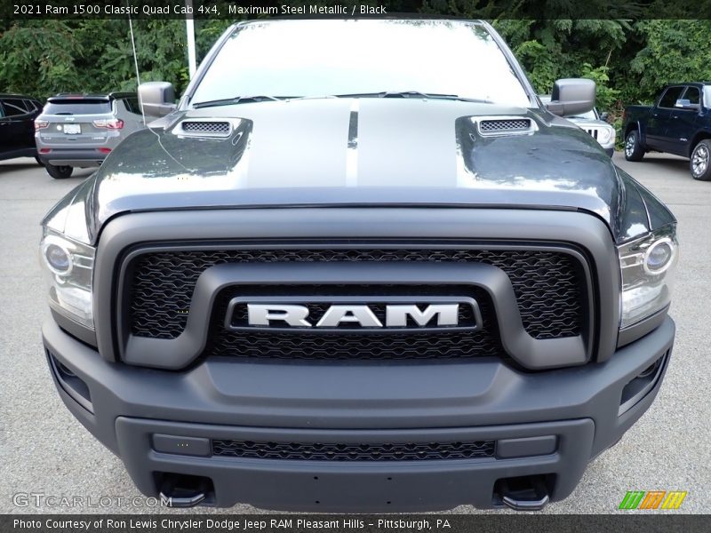 Maximum Steel Metallic / Black 2021 Ram 1500 Classic Quad Cab 4x4