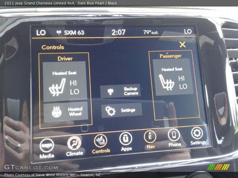 Slate Blue Pearl / Black 2021 Jeep Grand Cherokee Limited 4x4