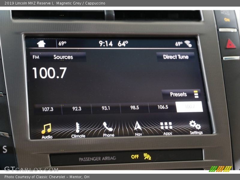 Audio System of 2019 MKZ Reserve I