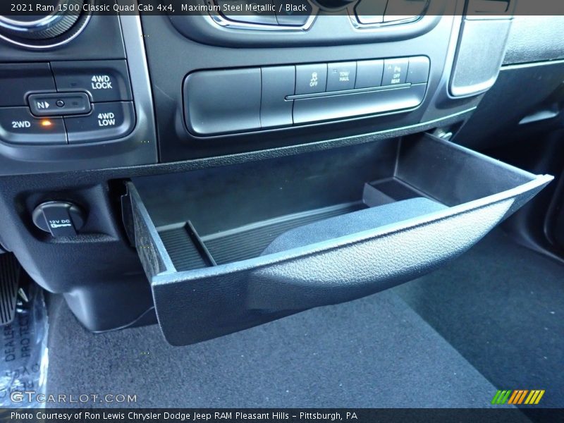 Maximum Steel Metallic / Black 2021 Ram 1500 Classic Quad Cab 4x4