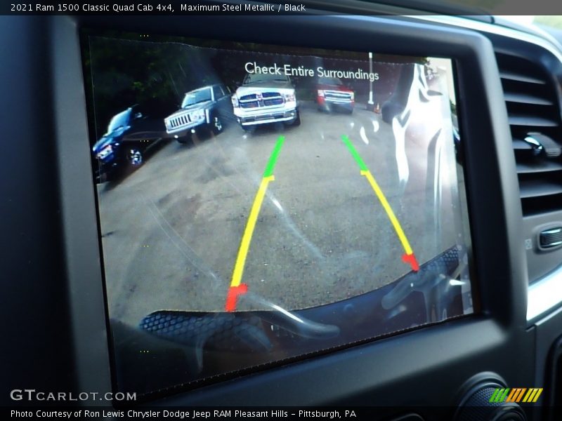 Maximum Steel Metallic / Black 2021 Ram 1500 Classic Quad Cab 4x4