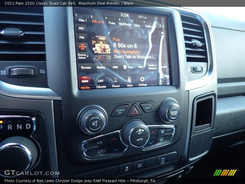 Maximum Steel Metallic / Black 2021 Ram 1500 Classic Quad Cab 4x4