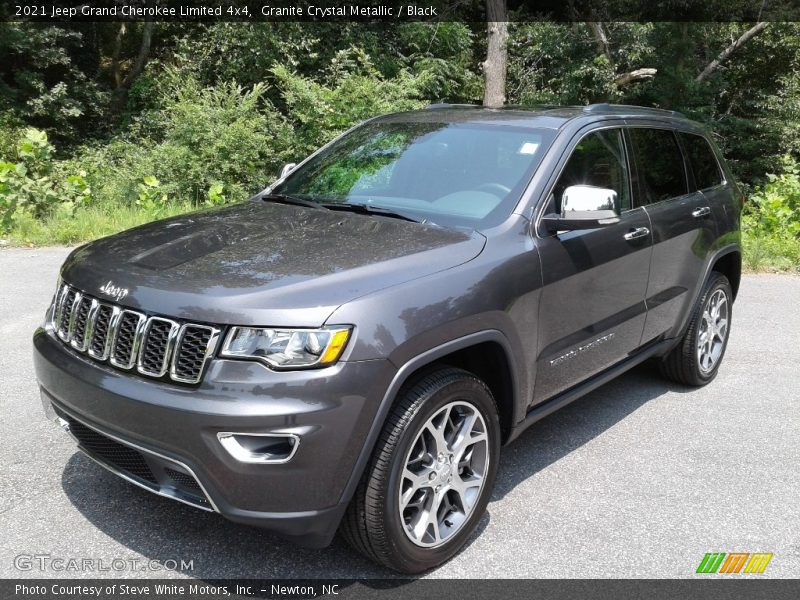 Granite Crystal Metallic / Black 2021 Jeep Grand Cherokee Limited 4x4