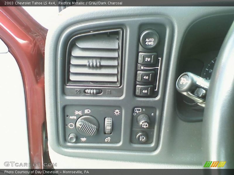 Redfire Metallic / Gray/Dark Charcoal 2003 Chevrolet Tahoe LS 4x4