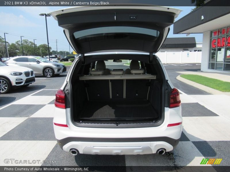 Alpine White / Canberra Beige/Black 2021 BMW X3 xDrive30i
