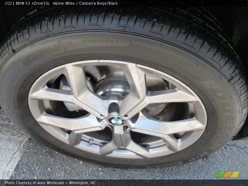 Alpine White / Canberra Beige/Black 2021 BMW X3 xDrive30i