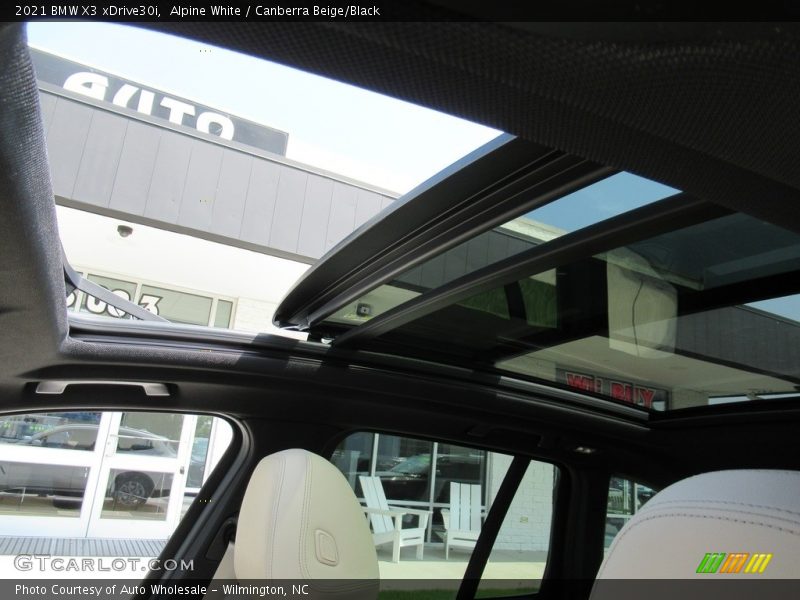 Alpine White / Canberra Beige/Black 2021 BMW X3 xDrive30i