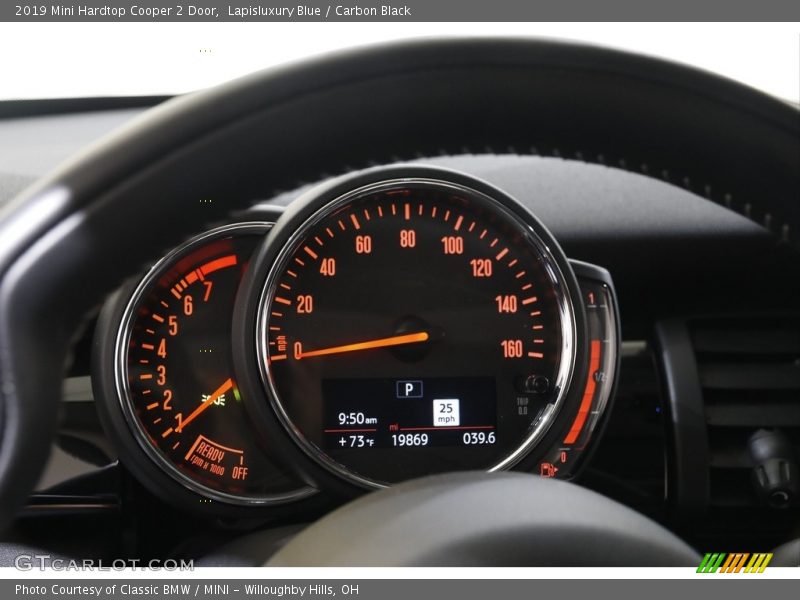 Lapisluxury Blue / Carbon Black 2019 Mini Hardtop Cooper 2 Door