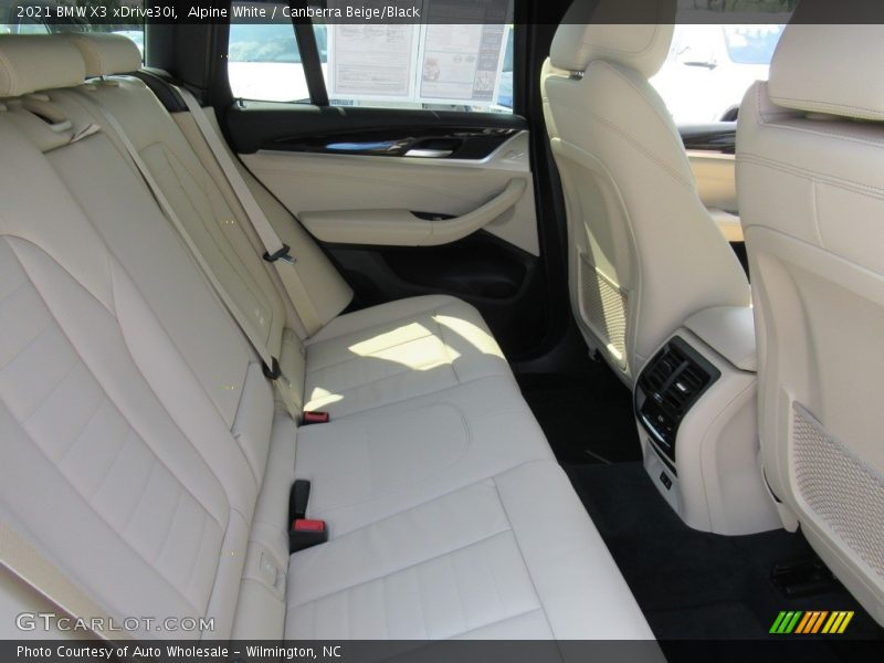 Alpine White / Canberra Beige/Black 2021 BMW X3 xDrive30i