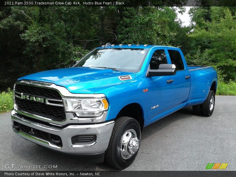 Hydro Blue Pearl / Black 2021 Ram 3500 Tradesman Crew Cab 4x4