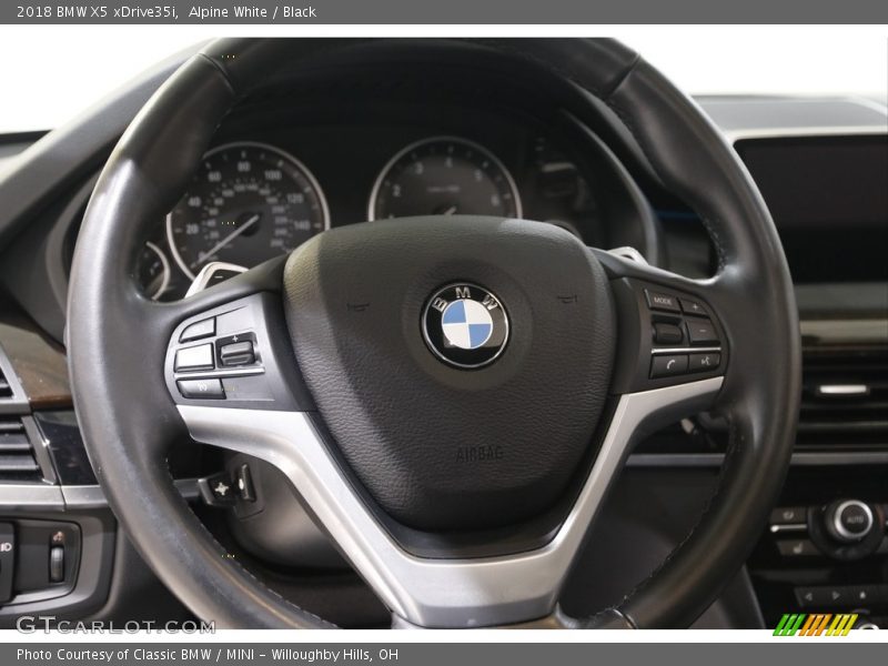 Alpine White / Black 2018 BMW X5 xDrive35i