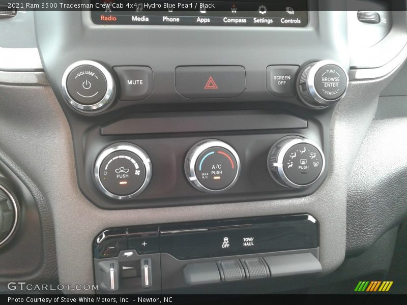 Controls of 2021 3500 Tradesman Crew Cab 4x4