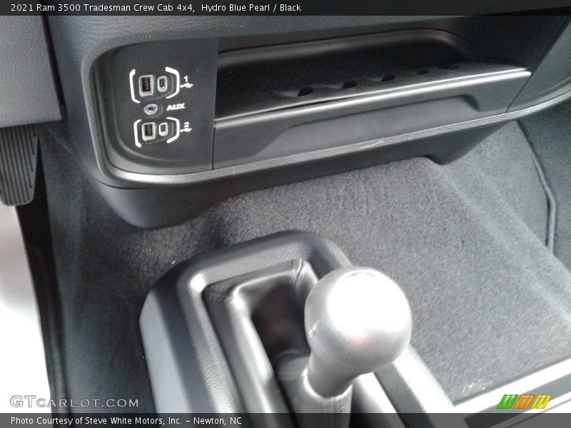 Hydro Blue Pearl / Black 2021 Ram 3500 Tradesman Crew Cab 4x4
