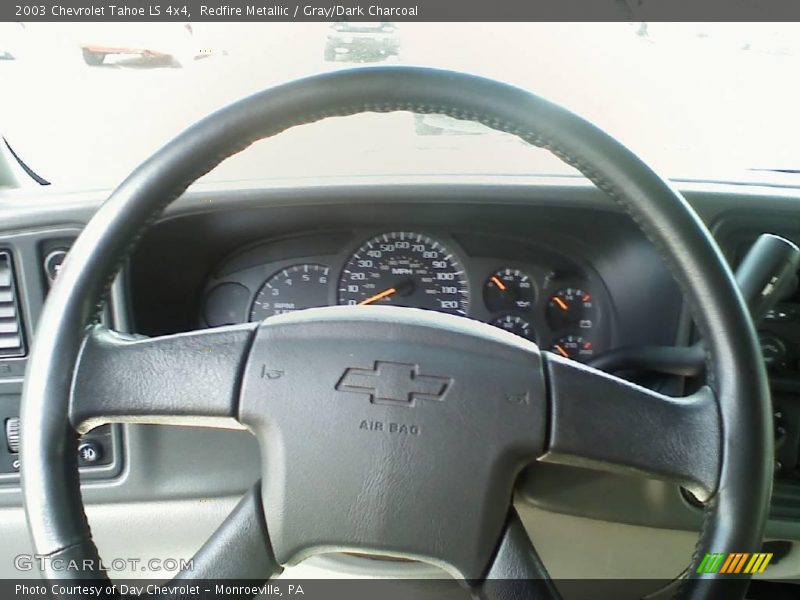 Redfire Metallic / Gray/Dark Charcoal 2003 Chevrolet Tahoe LS 4x4