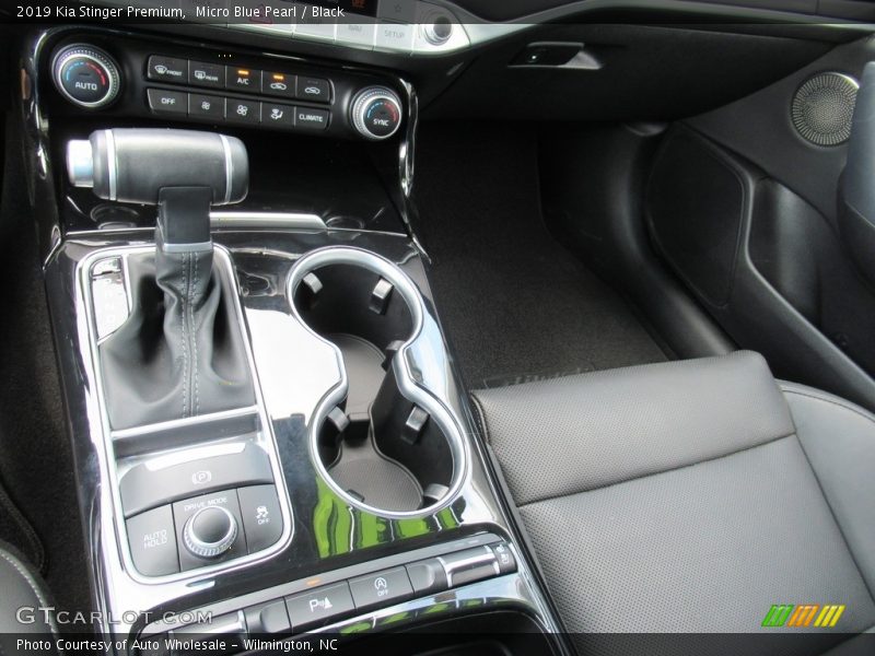Micro Blue Pearl / Black 2019 Kia Stinger Premium