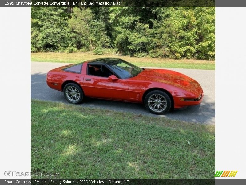 Brilliant Red Metallic / Black 1995 Chevrolet Corvette Convertible