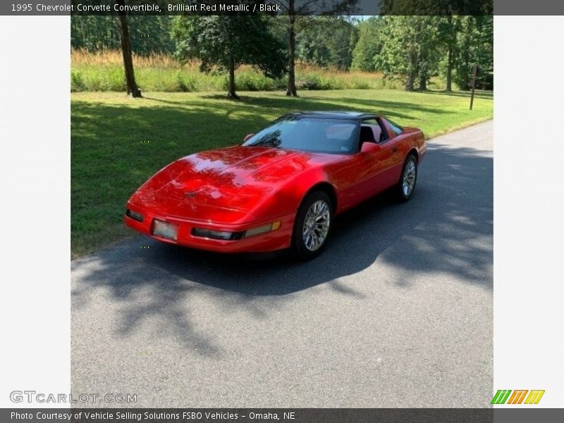Brilliant Red Metallic / Black 1995 Chevrolet Corvette Convertible
