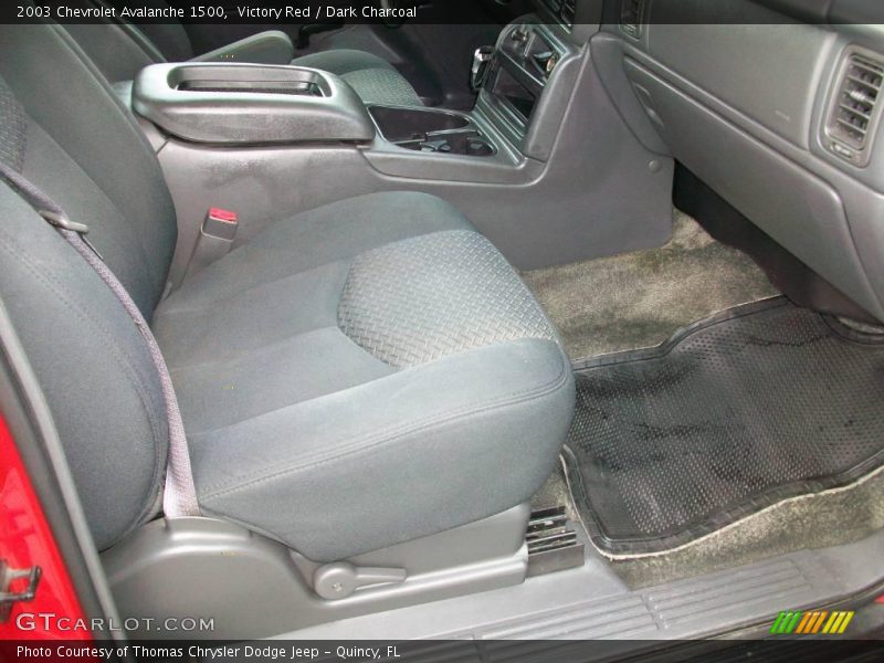 Victory Red / Dark Charcoal 2003 Chevrolet Avalanche 1500