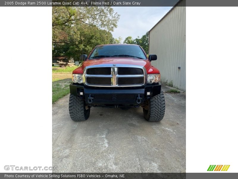 Flame Red / Dark Slate Gray 2005 Dodge Ram 2500 Laramie Quad Cab 4x4