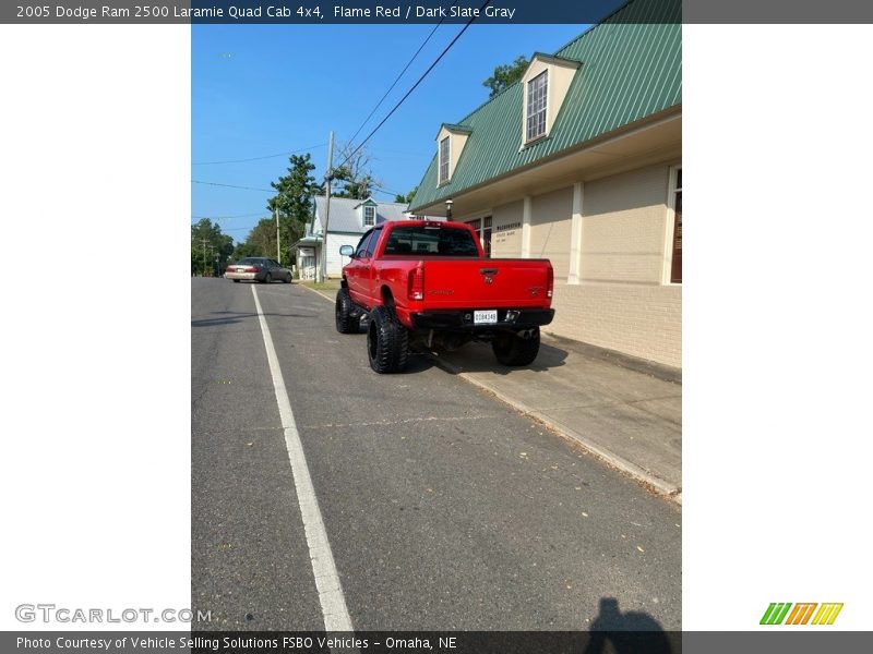 Flame Red / Dark Slate Gray 2005 Dodge Ram 2500 Laramie Quad Cab 4x4