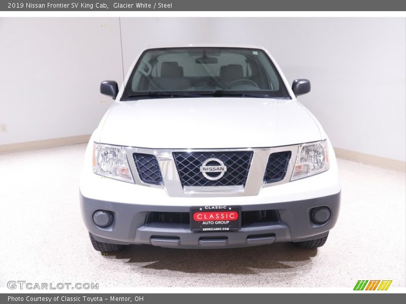 Glacier White / Steel 2019 Nissan Frontier SV King Cab