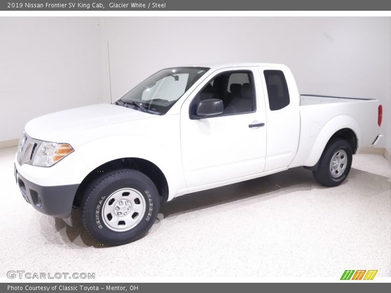Glacier White / Steel 2019 Nissan Frontier SV King Cab