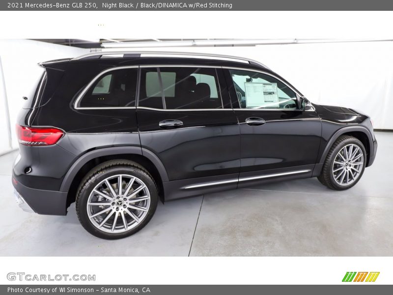 Night Black / Black/DINAMICA w/Red Stitching 2021 Mercedes-Benz GLB 250
