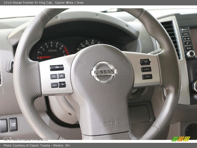 Glacier White / Steel 2019 Nissan Frontier SV King Cab