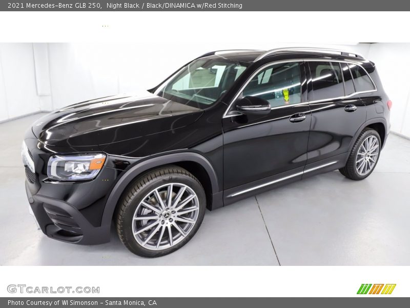 Night Black / Black/DINAMICA w/Red Stitching 2021 Mercedes-Benz GLB 250