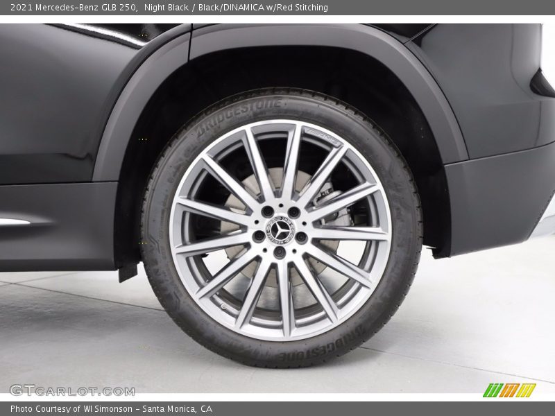 Night Black / Black/DINAMICA w/Red Stitching 2021 Mercedes-Benz GLB 250